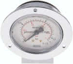 Einbaumanometer (CrNi/Ms),,Frontring, 63mm, 0 - 1,6 bar