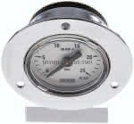 Einbaumanometer (CrNi/Ms),,Frontring, 40mm, 0 - 25 bar