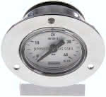 Einbaumanometer (CrNi/Ms),,Frontring, 40mm, 0 - 40 bar