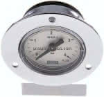Einbaumanometer (CrNi/Ms),,Frontring, 40mm, 0 - 4 bar