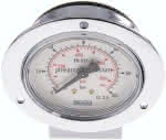 Einbaumanometer (CrNi/Ms),,Frontring, 63mm, 0 - 60 bar