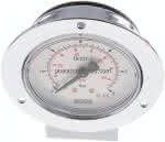 Einbaumanometer (CrNi/Ms),,Frontring, 63mm, 0 - 6 bar