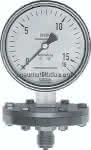 ES-Plattenfeder-Manometer,senkrecht, 100mm, 0 - 4 bar