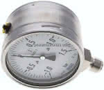 Sicherheits-Manometer senk- recht, 100mm, -1 bis 1,5 bar