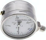 Sicherheits-Manometer senk- recht, 100mm, -1 bis 15 bar