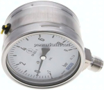 Sicherheits-Manometer senk- recht, 100mm, -1 bis 9 bar