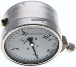 Gly.-Sicherheits-Manometer,senkrecht,100mm, 0 - 16 bar