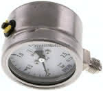 Sicherheits-Manometer senk- recht, 63mm, 0 - 2,5 bar
