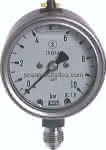Gly.-Sicherheits-Manometer,senkrecht,63mm, 0 - 2,5 bar