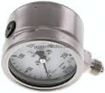 Sicherheits-Manometer senk- recht, 63mm, 0 - 250 bar