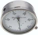 Sicherheits-Manometer senk- recht, 160mm, 0 - 25 bar