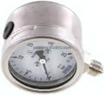 Sicherheits-Manometer senk- recht, 63mm, 0 - 25 bar
