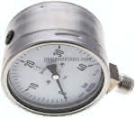 Sicherheits-Manometer senk- recht, 100mm, 0 - 40 bar