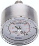 ES-Manometer waagerecht, 50mm,,-1 bis 0 bar, G 1/4"