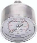 ES-Manometer waagerecht, 50mm,,0 - 16 bar, G 1/4"