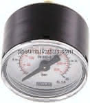Manometer waagerecht (ST/Ms), 40mm, 0 - 25 bar, G 1/8"