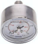 ES-Manometer waagerecht, 50mm,,0 - 25 bar, G 1/4"
