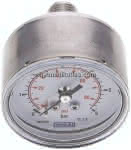 ES-Manometer waagerecht, 50mm,,0 - 6 bar, G 1/4"