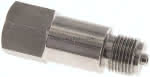 Mano.-Zwischenstück G 1/2"(AG),-G 1/2"(IG), 1.4571, 400 bar