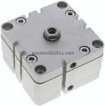 Kompaktzylinder, einfachwir-,kend, Kolben 80mm, Hub 5mm