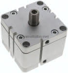 Kompaktzylinder, einfachwir-,kend, Kolben 80mm, Hub 20mm