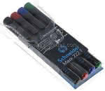 OHP-Permanentmarker, 4er Set, Schneider