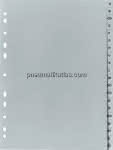HERLITZ Kunststoffregister A - Z (20 Blatt)