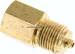 Manom.-Reduzierung G 1/2"(AG)-,G 3/8"(IG). Messing, 45mm