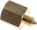 Manom.-Reduzierung G 1/4"(AG)-,G 1/2"(IG). Messing, 41mm
