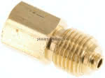 Manom.-Reduzierung G 1/4"(AG)-,G 1/8"(IG). Messing, 28mm
