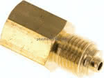 Manom.-Reduzierung G 1/4"(AG)-,M 12x1,5(IG). Messing, 32mm