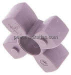 ROTEX-Zahnkranz, Gr. 14, Shore 98 A (violett)
