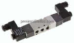 5/3-Wege Magnetventil, G 1/8",,Mittelstellung geschlossen, 24