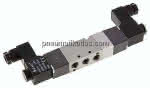 5/3-Wege Magnetventil, G 1/8",,Mittelstellung geschlossen, 24