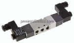 5/3-Wege Magnetventil, G 1/8",,Mittelstellung entlüftet, 24 V