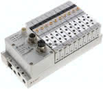 Ventilterminal 10x5/2-Wege,,EtherCAT, M 5 an Ventilen (obe