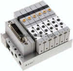 Ventilterminal 6x5/2-Wege,,Multipol, M 7 an Ventilen (obe