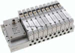 Ventilterminal 10x5/2-Wege,,IO-Link, G 1/8" an Grundplatte