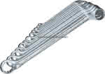 Gedore Doppelringschlüssel,,10-teiliges Set, 6-32 mm