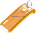 Schlüsselanhänger DURABLE KEY- CLIP, gelb, 6er Pack