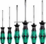 Wera Schraubendreherset, 6- teilig (TORX), Rack zur Aufbew