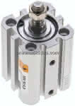 ISO 21287-Zylinder, doppeltw.,,Kolben 25mm, Hub 15mm