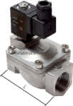 2/2-Wege Magnetventil G 1-1/4" , stromlos geschlossen (NC),24