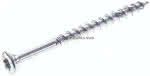 Spanplatten-Senkkopfschraube,,TORX, 3,5x45, Stahl verzinkt,