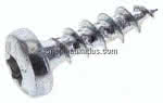 Spanplatten-Halbrundkopf-,schraube, TORX, 3,0x12, Stahl