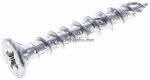 Spanplatten-Senkkopfschraube,,Pozidriv, 5,0x35, Stahl verz.