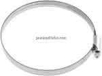 12mm Schlauchschelle 110 - 130mm, Stahl verzinkt (W1) (NO