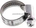 9mm Schlauchschelle 12 - 22mm, Stahl verzinkt (W1) (NORMA)