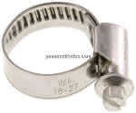 12mm Schlauchschelle 16 - 27mm , 1.4301 (W4) (NORMA)