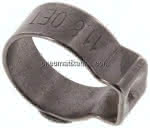1-Ohr-Schlauchschelle 10,1 -,11,8mm, Edelstahl